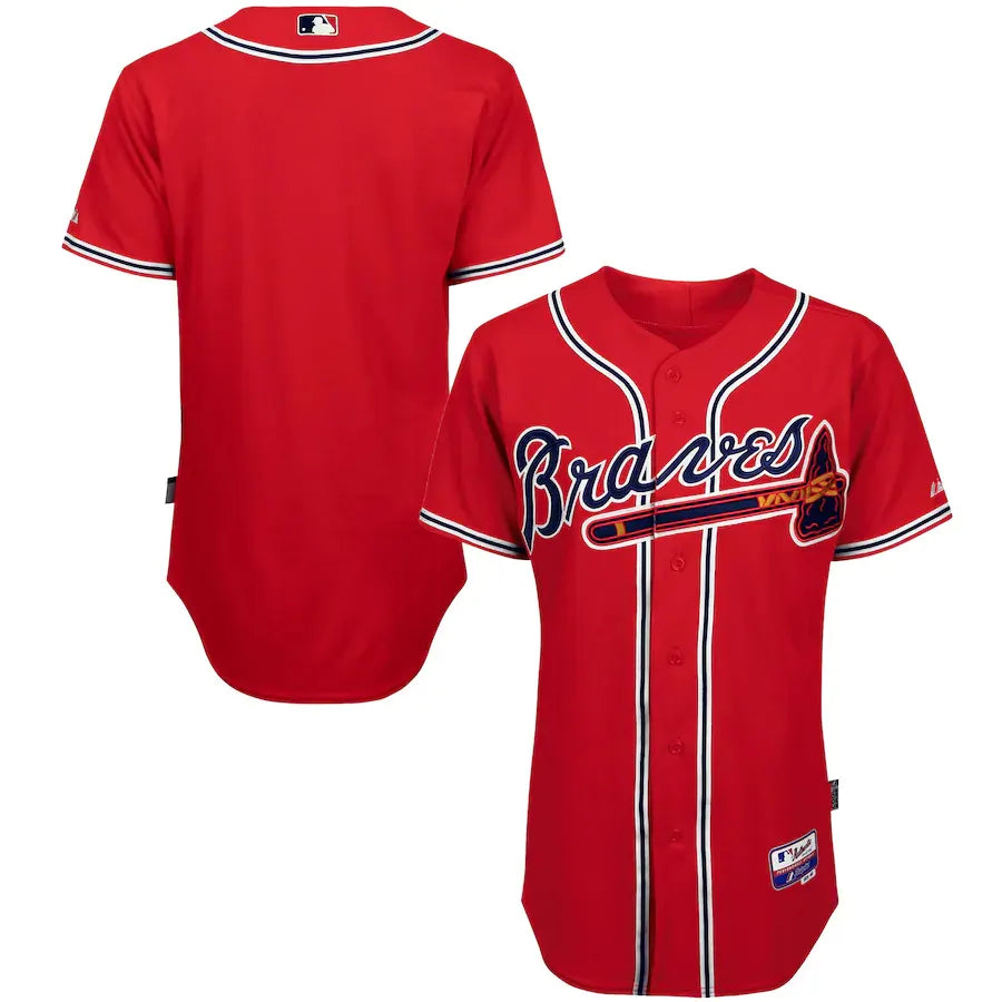 Braves Red Home Jersey nike