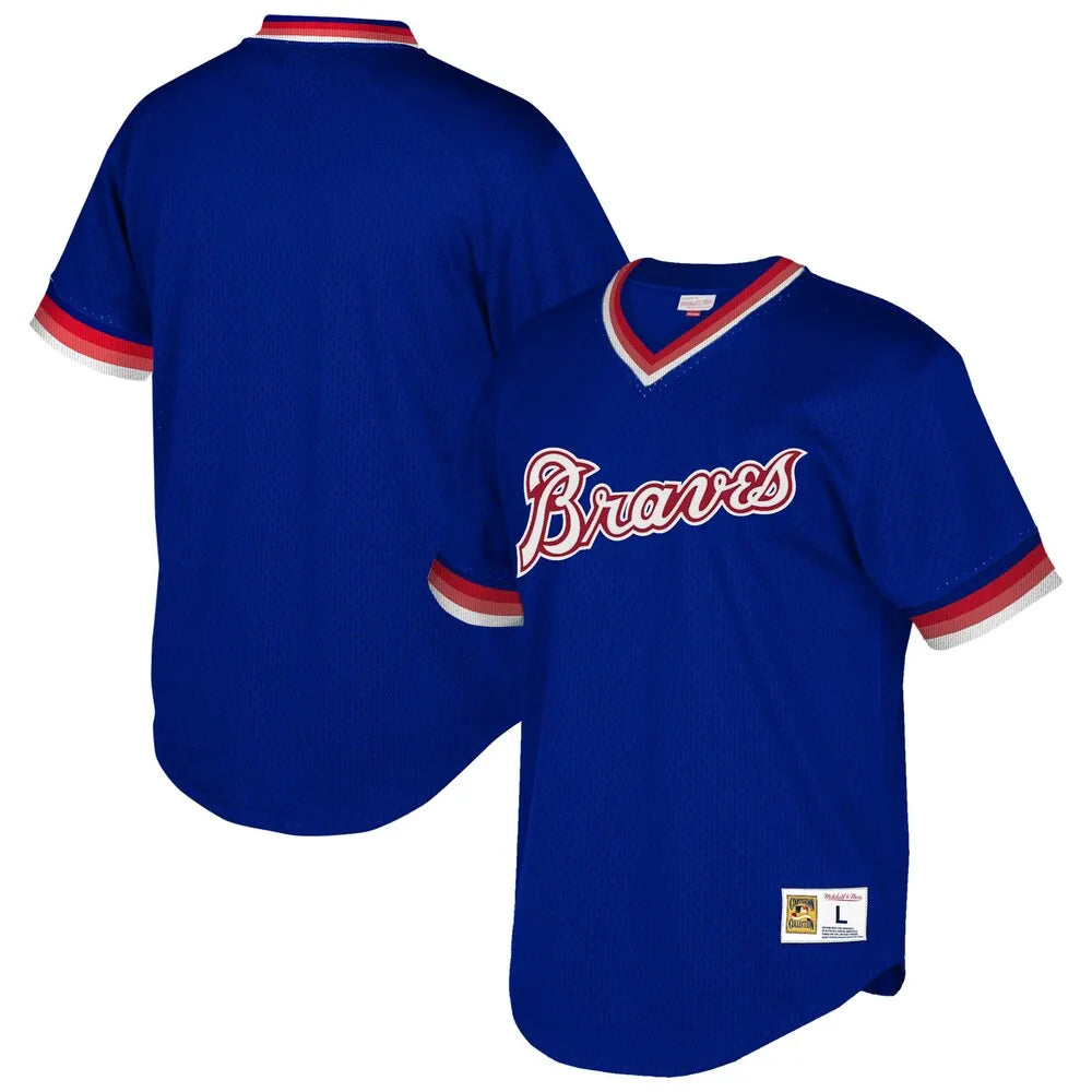 Braves Blue Cooperstown Jersey