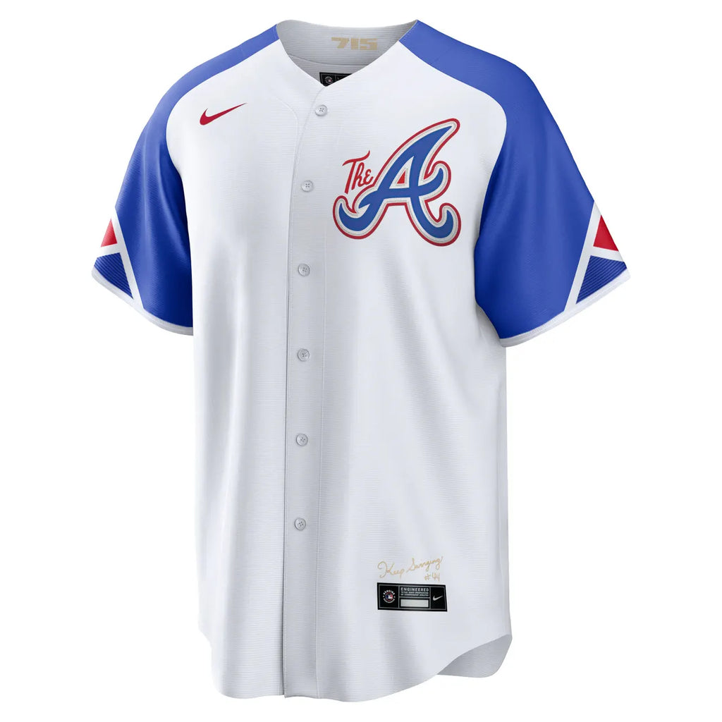 Braves Hank Aaron Throwback - Hình 3