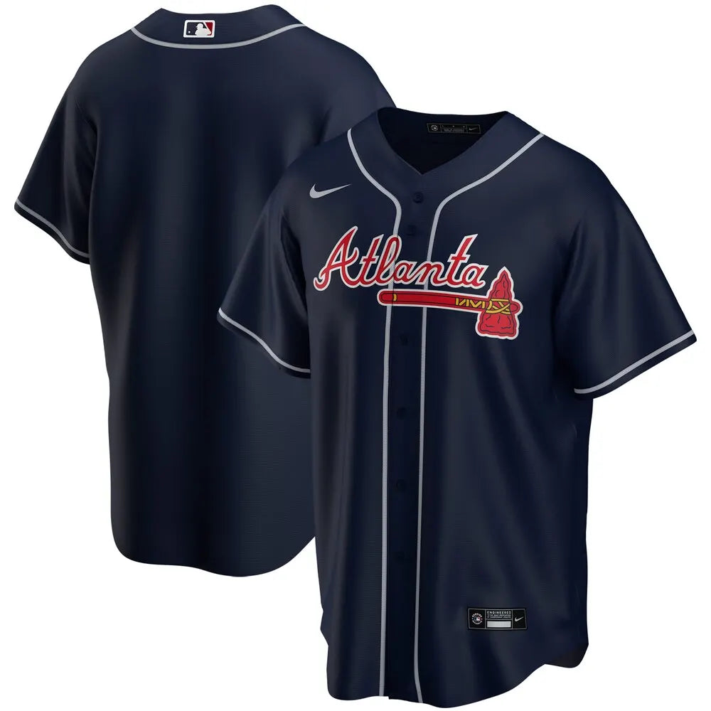 Braves Navy Alternate Jersey nike