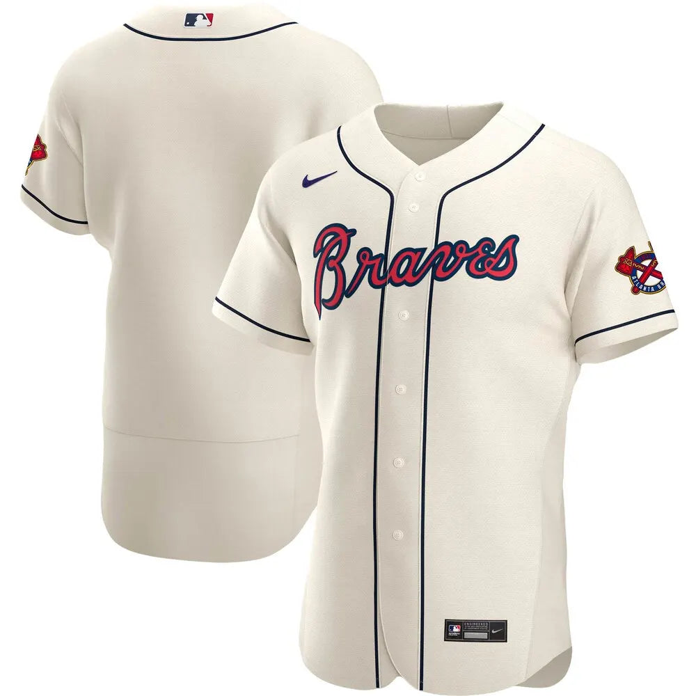 Braves Cream Alternate Jersey