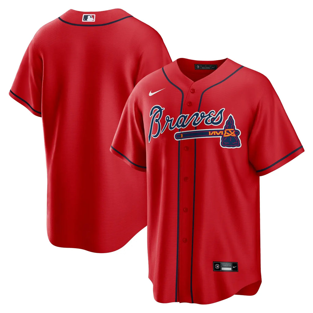 nike Braves Red Alternate Jersey