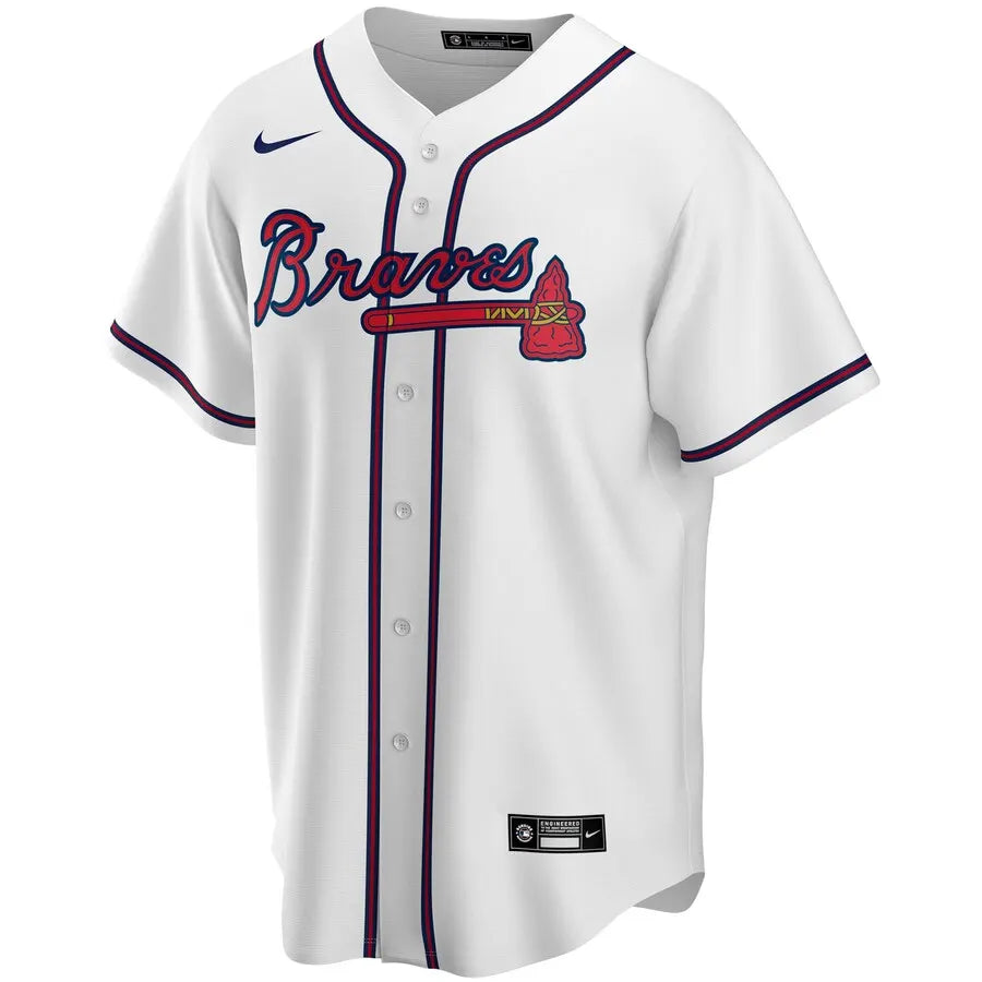 Braves White Replica Jersey - Hình 2