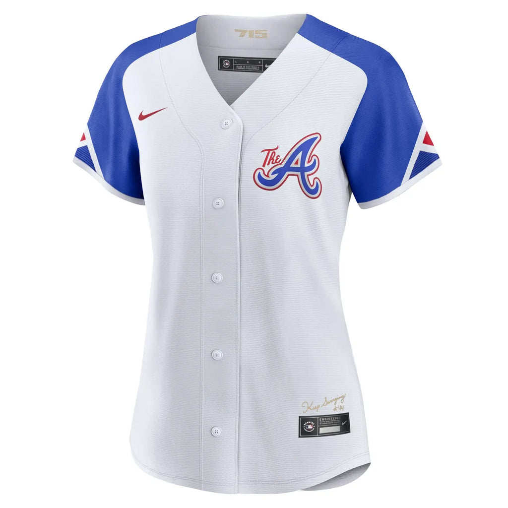 Braves 715 White Jersey - Hình 3