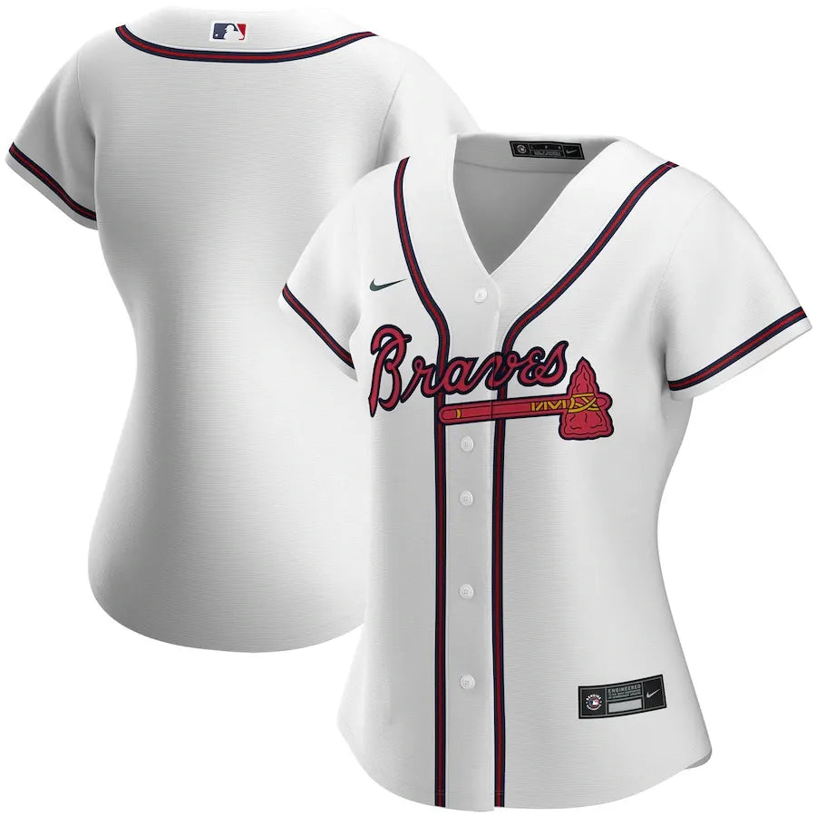 Braves White Women's Jersey