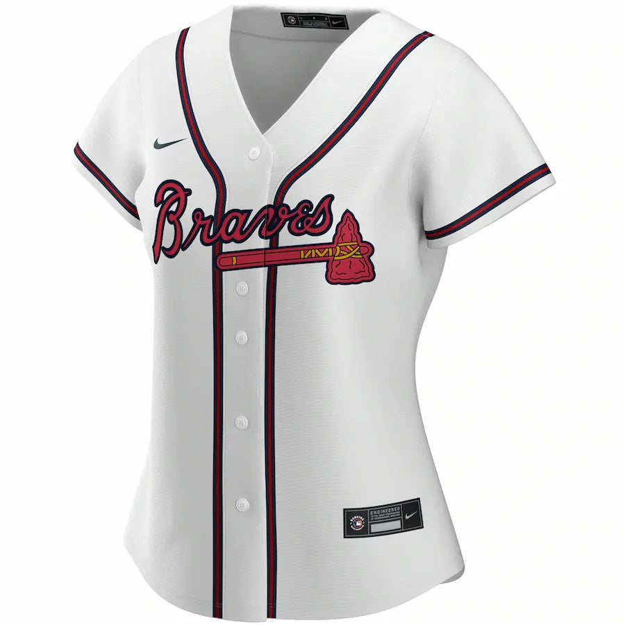 Braves White Women's Jersey - Hình 2
