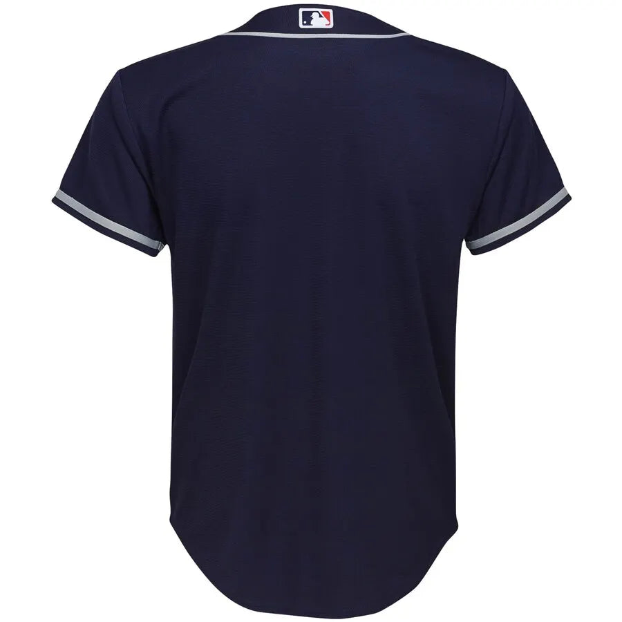 authentic Nike Braves Navy Jersey - Hình 3