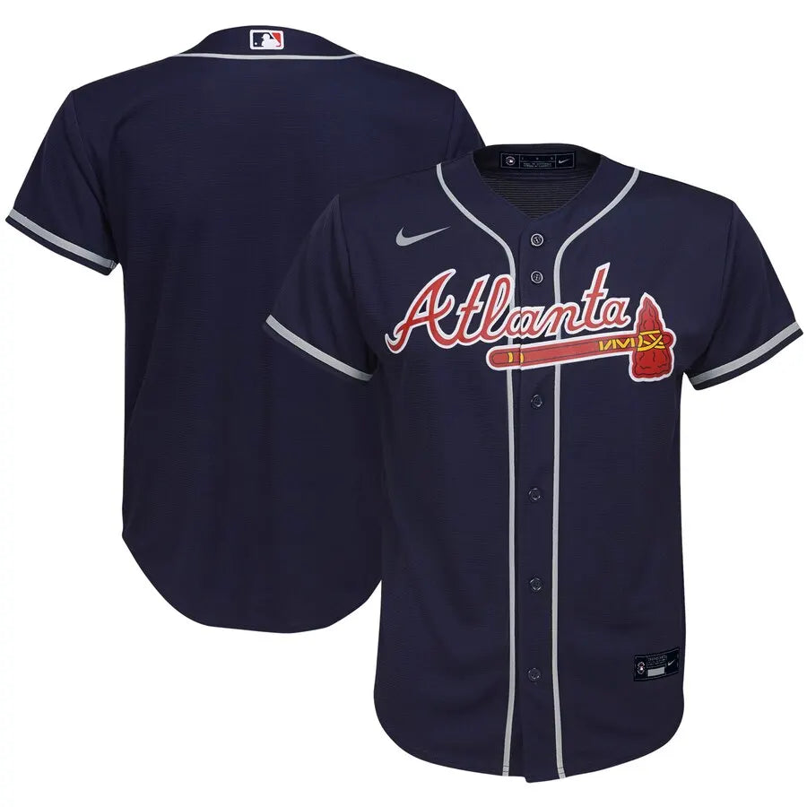 authentic Nike Braves Navy Jersey