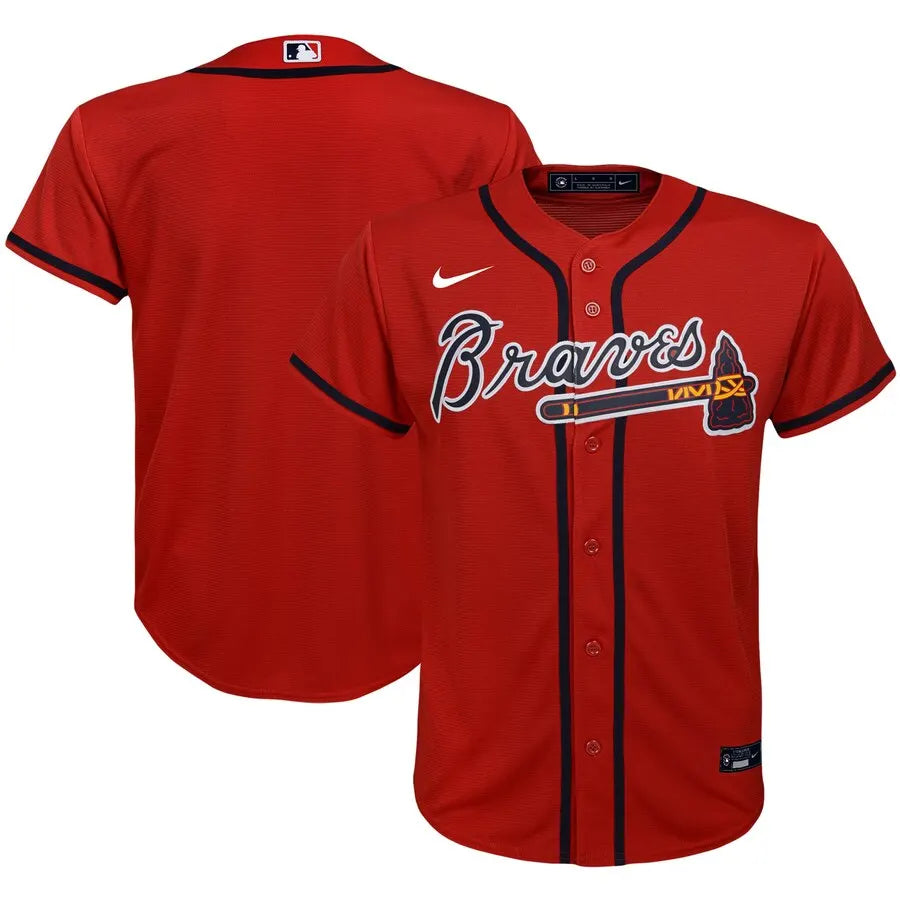 Nike Braves Red Home Jersey