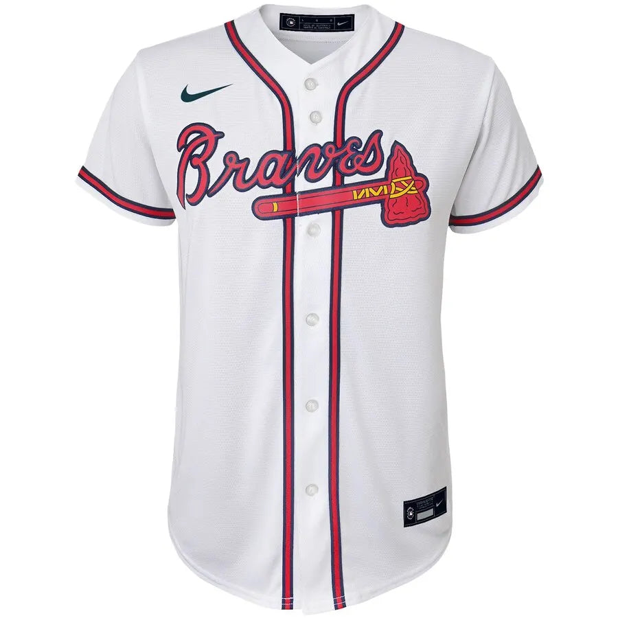 Braves White Home Jersey - Hình 2