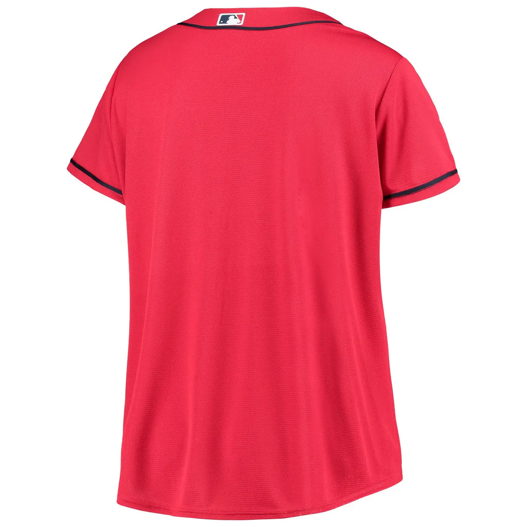 Braves Red Alternate Jersey - Hình 4