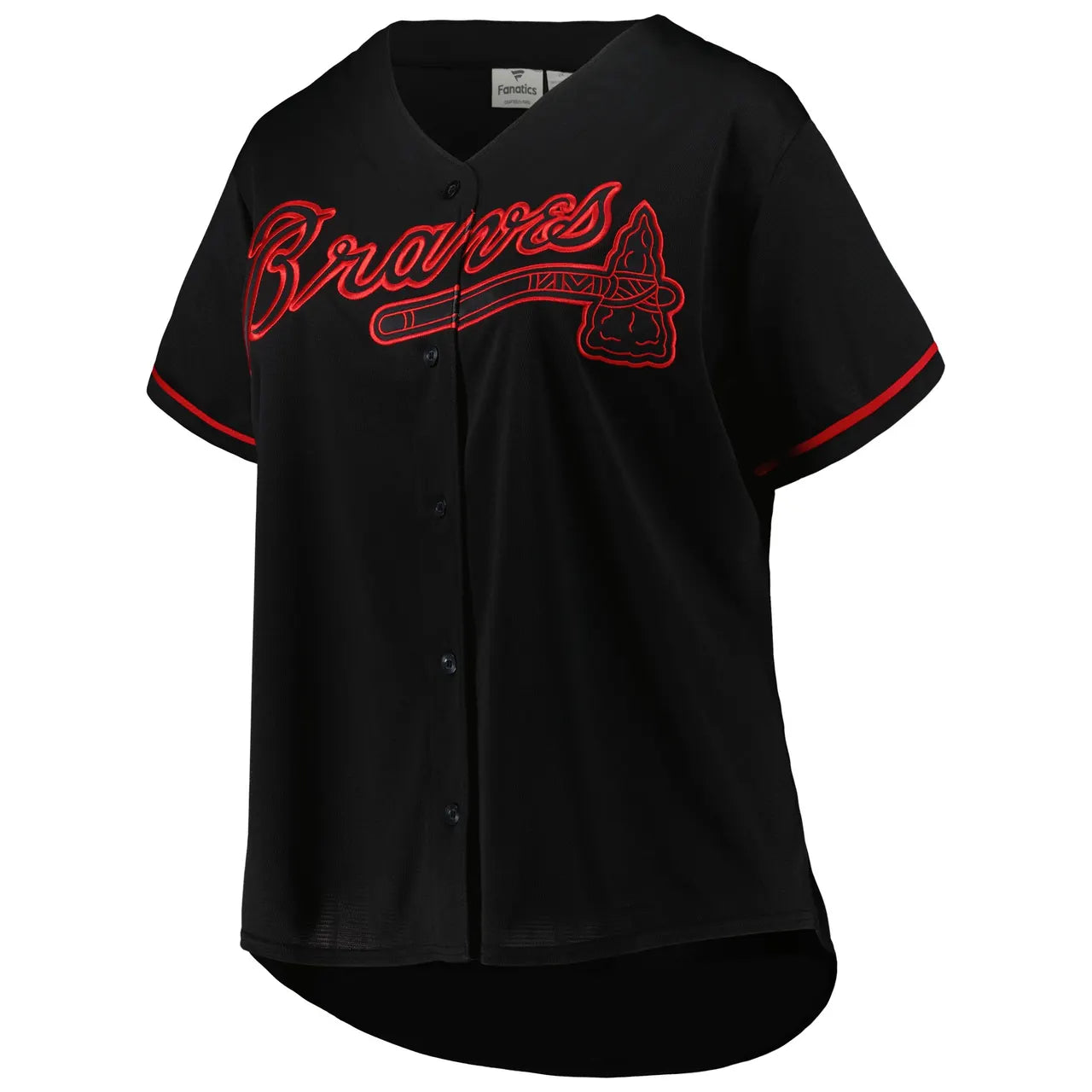Braves Black Jersey Women's - Hình 3