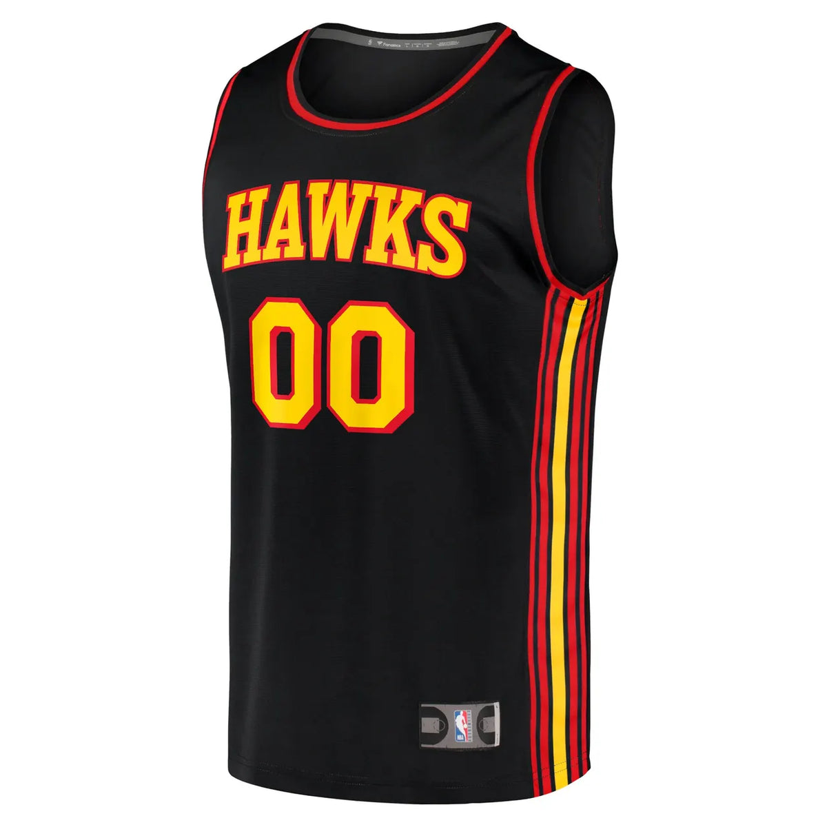Hawks Black Custom Jersey fanatics - Hình 3