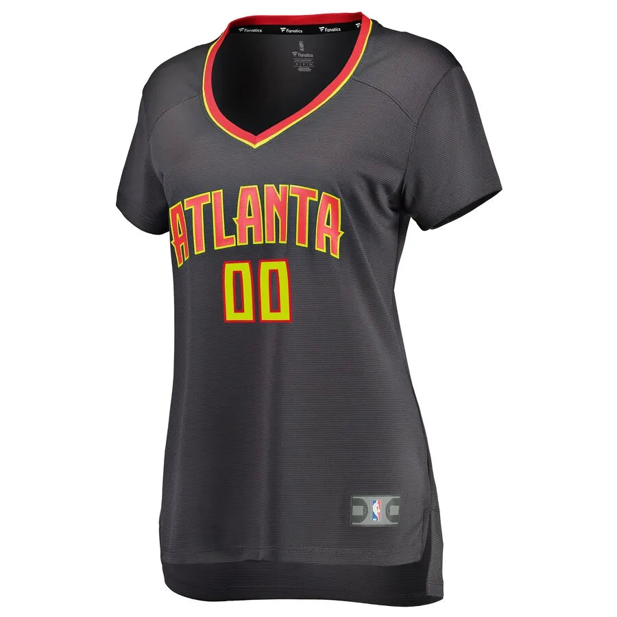 Hawks Gray Custom Jersey Women - Hình 2
