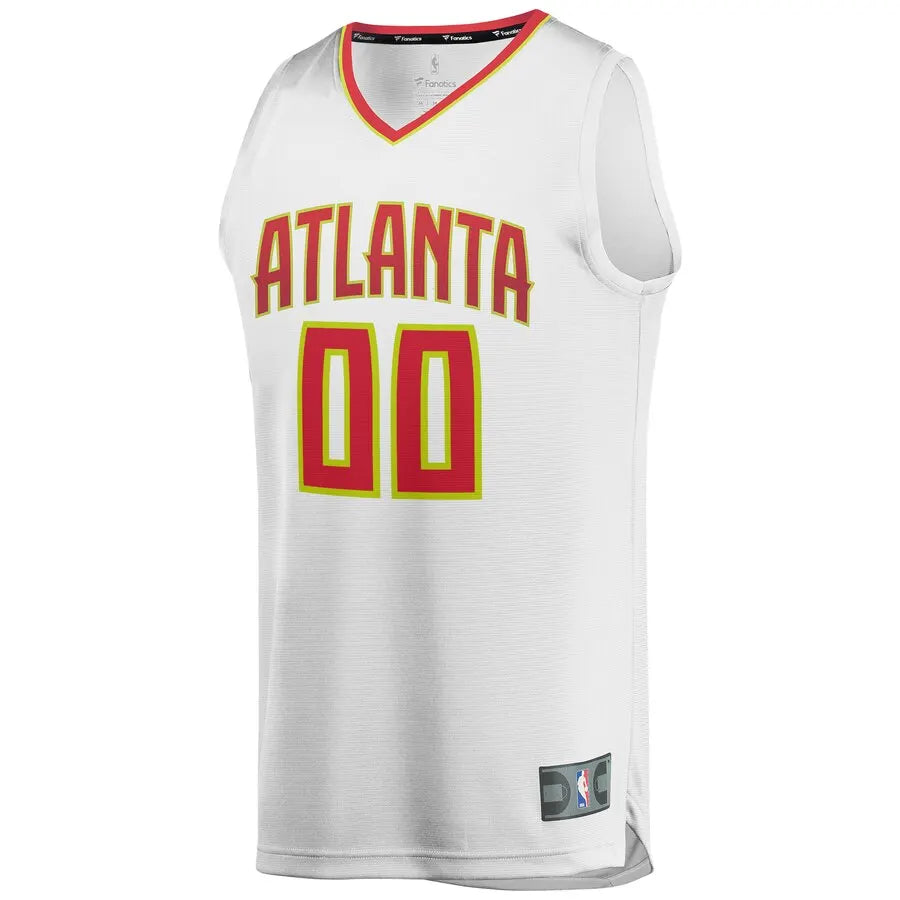 fanatics Hawks White Custom Jersey - Hình 2