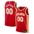 nike Atlanta Hawks Custom Red Jersey