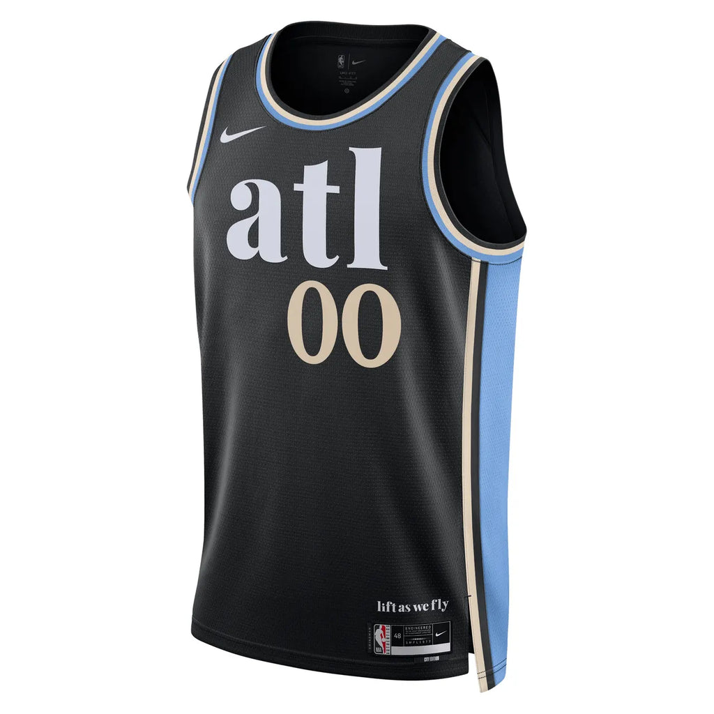 nike Hawks Black City Jersey - Hình 2