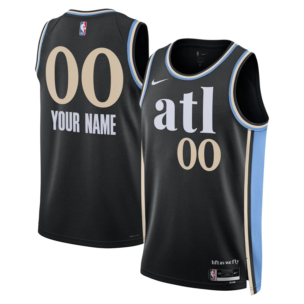 nike Hawks Black City Jersey
