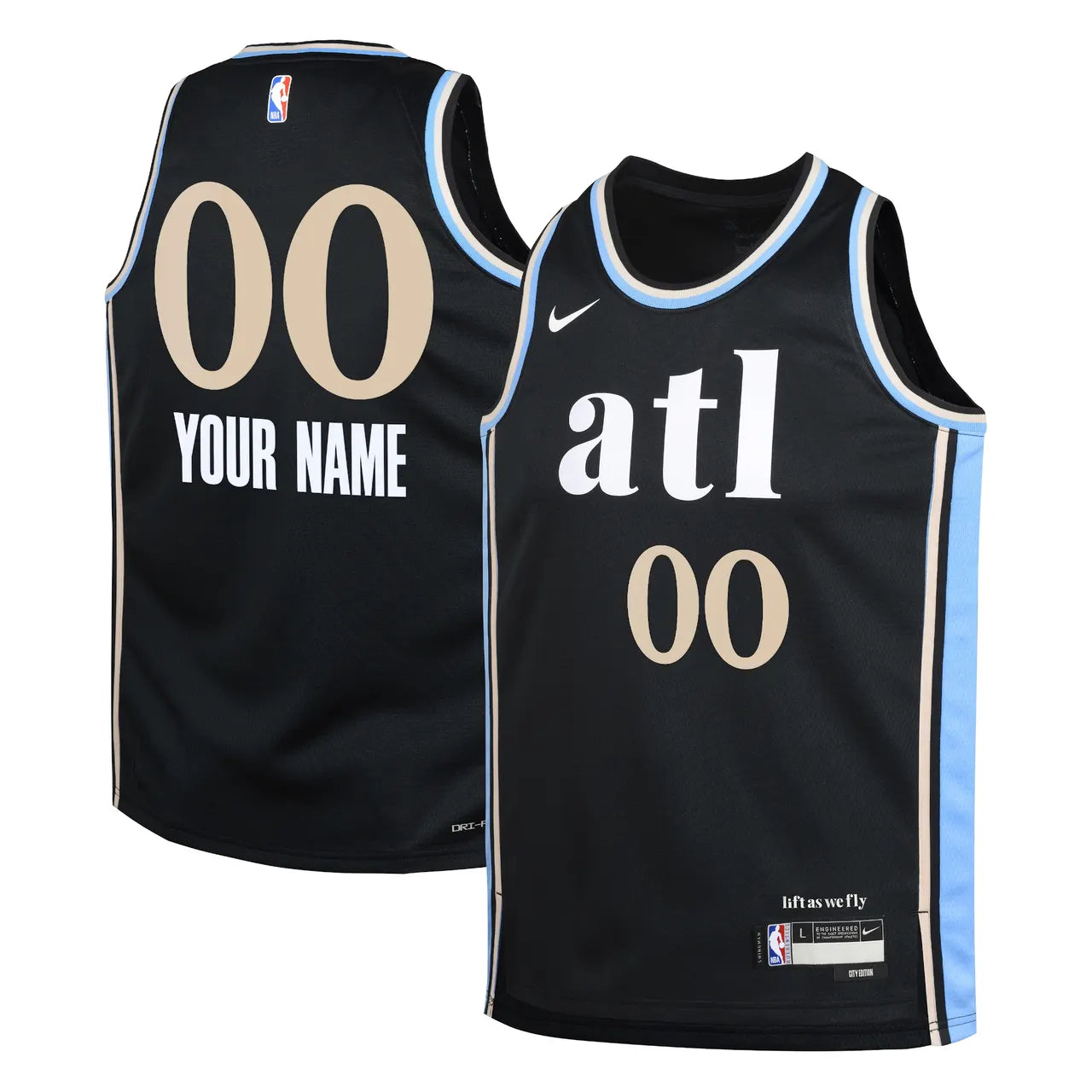 Hawks Black City Jersey