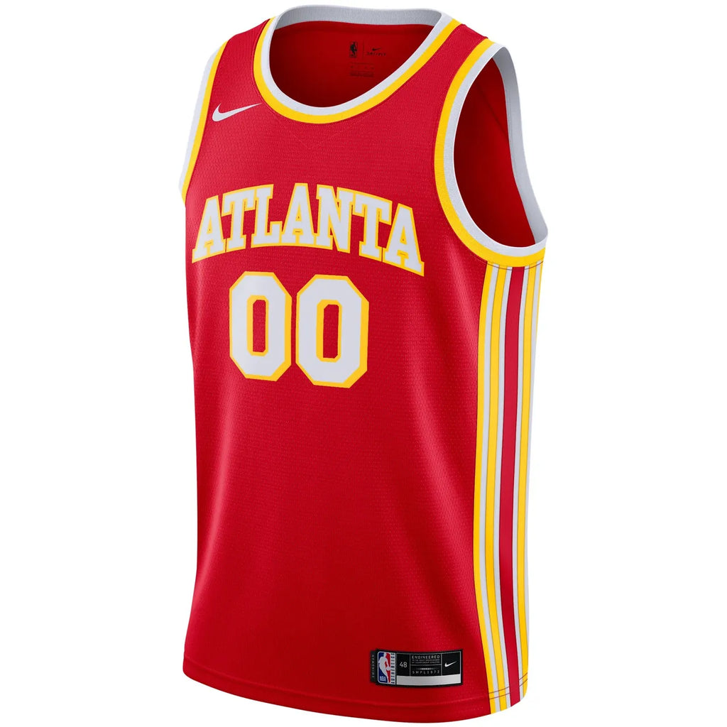 Hawks Red Custom Jersey nike personalized - Hình 2