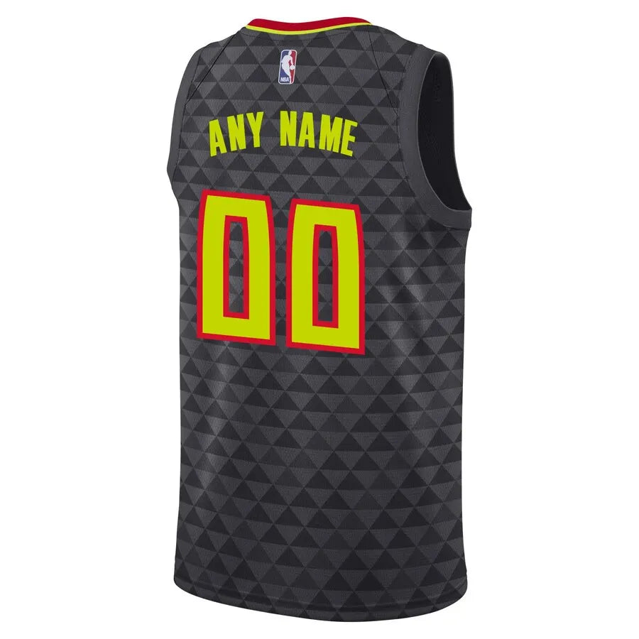 Hawks Custom Gray Jersey - Hình 3