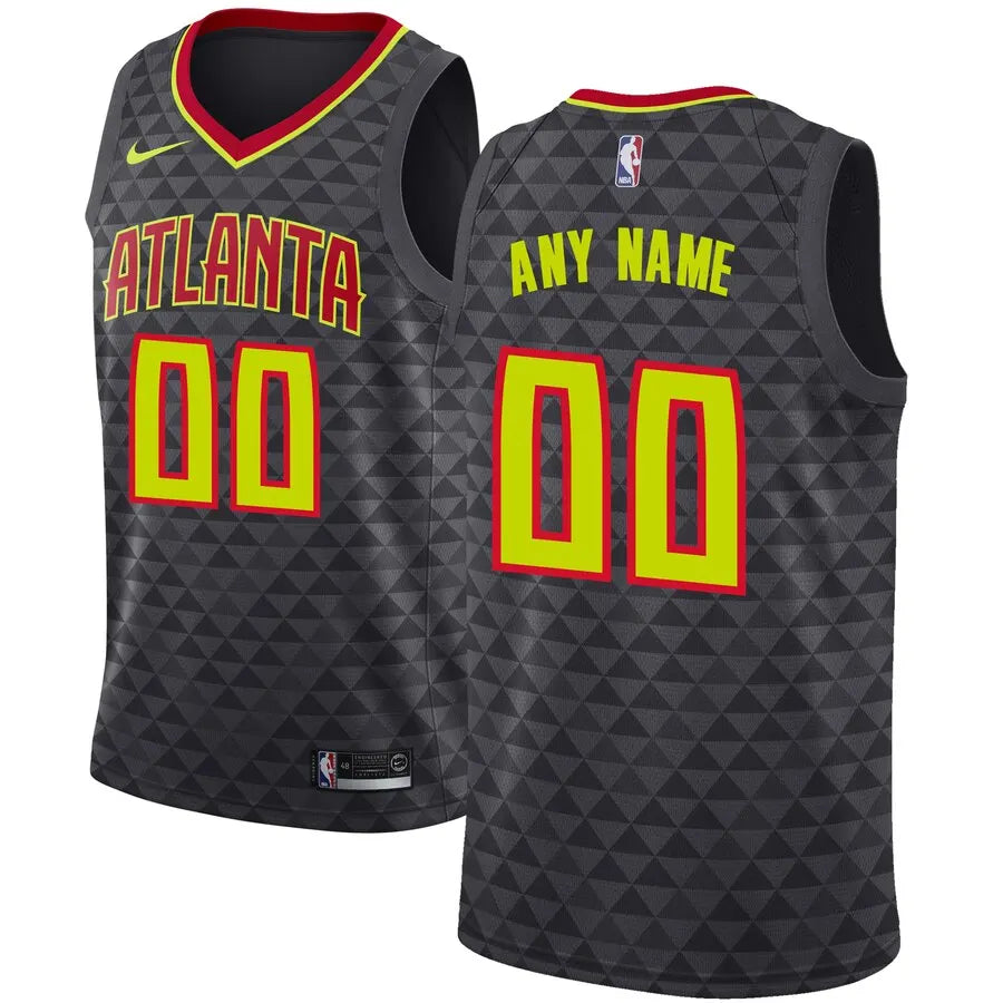 Hawks Custom Gray Jersey