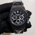 Audemars Piguet Black Steel Chronograph