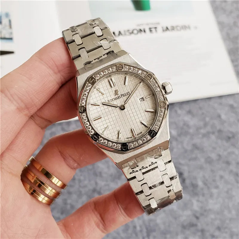Royal Oak Diamond Bezel Steel - Hình 7