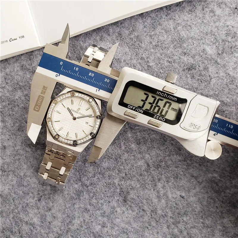 Royal Oak Diamond Bezel Steel - Hình 2