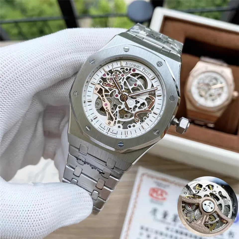 Royal Oak Skeleton Steel - Hình 4
