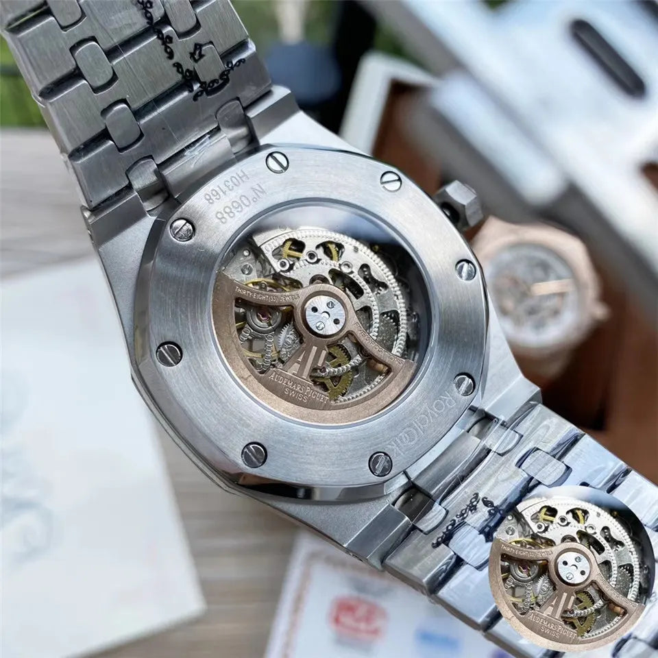 Royal Oak Skeleton Steel - Hình 3