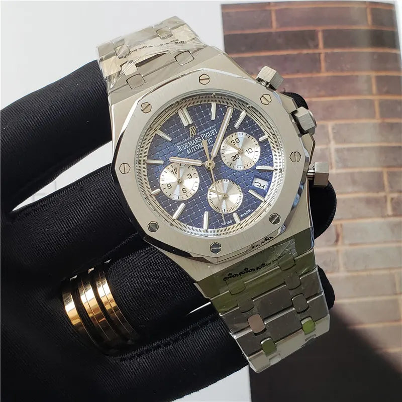 AP Royal Oak Blue Dial Steel - Hình 7