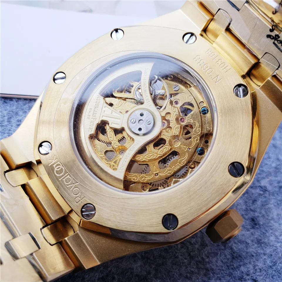 Audemars Piguet Gold Skeleton - Hình 4