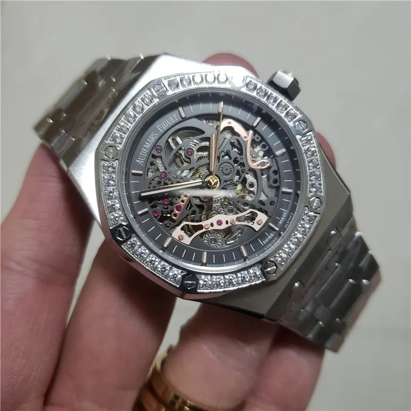 Audemars Piguet Skeleton Diamond - Hình 4