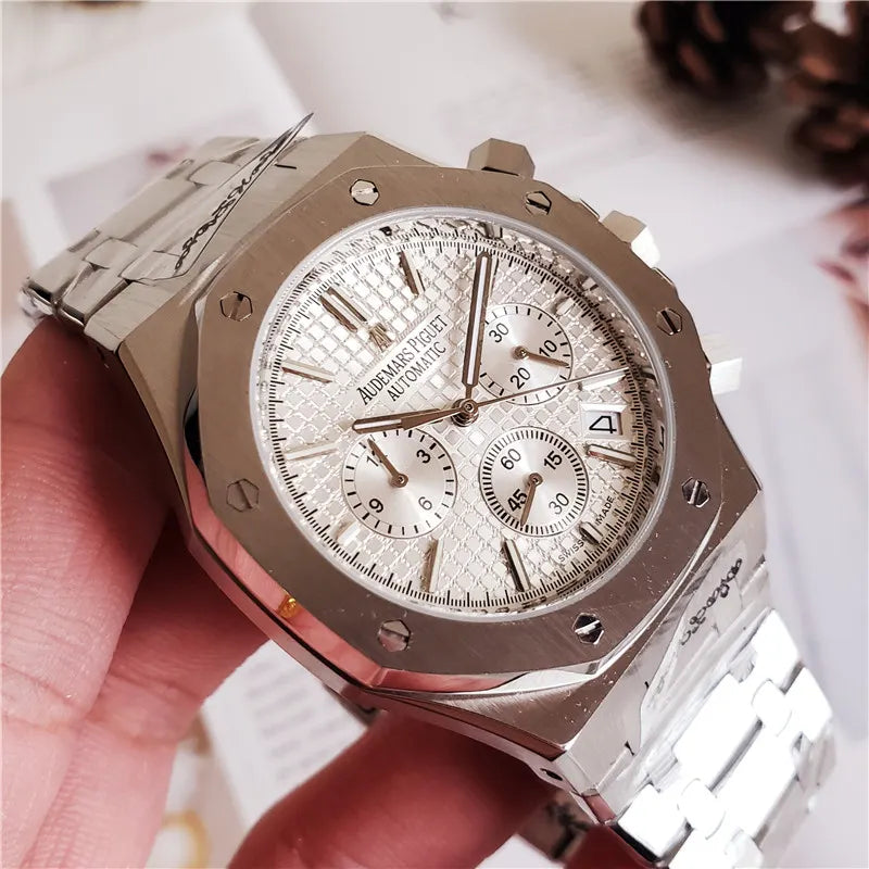 Audemars Piguet Silver Dial Steel - Hình 5
