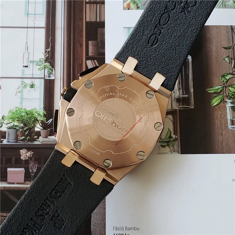 Audemars Piguet Rose Gold Black Chronograph - Hình 2
