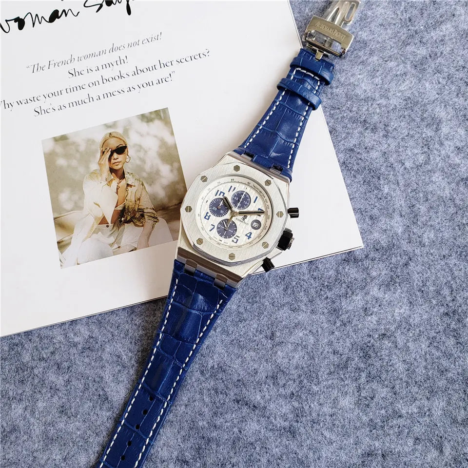 royal Audemars Piguet Blue Chronograph - Hình 3