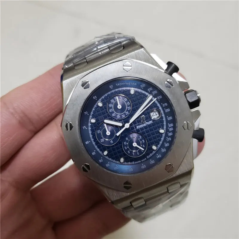 Audemars Piguet Blue Dial Steel - Hình 6