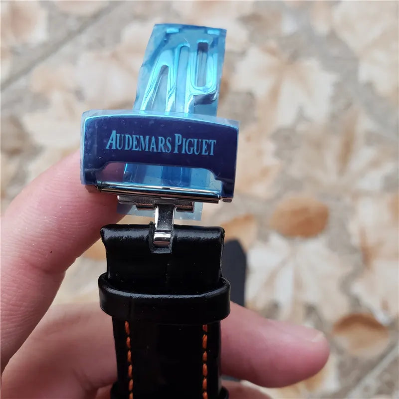 AP Orange Leather Watch - Hình 4