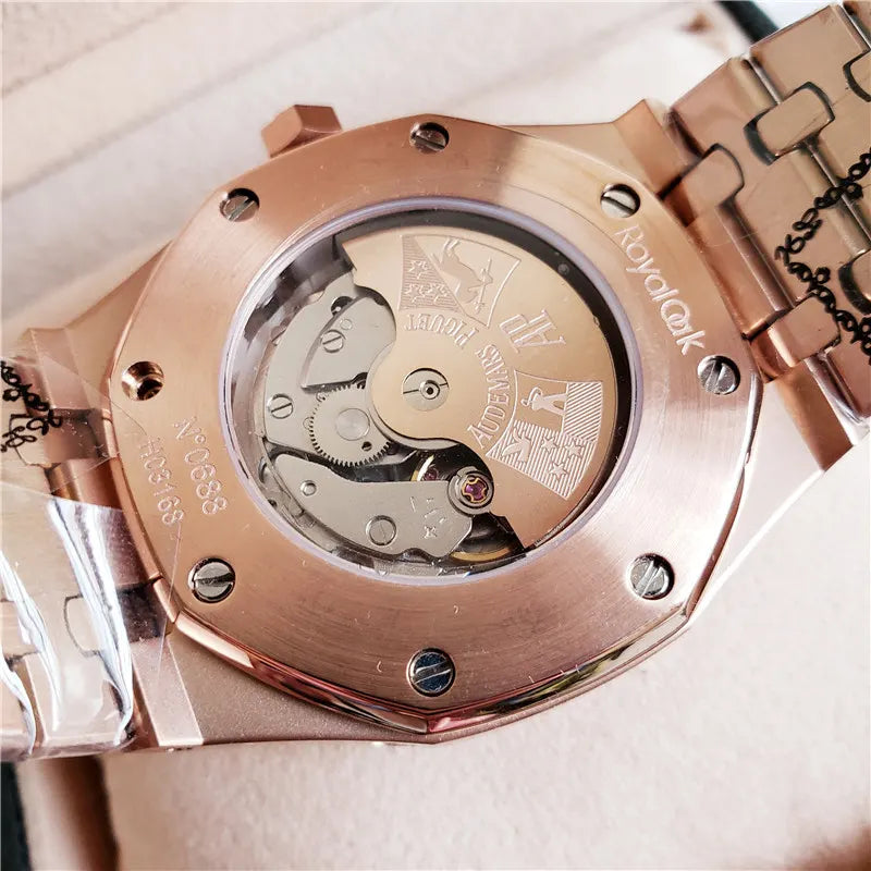 Audemars Piguet Rose Gold Blue Dial - Hình 3