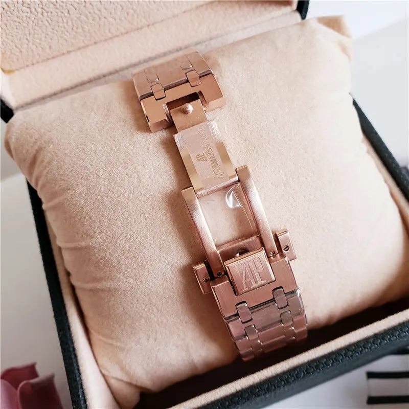 Audemars Piguet Rose Gold Blue Dial - Hình 4
