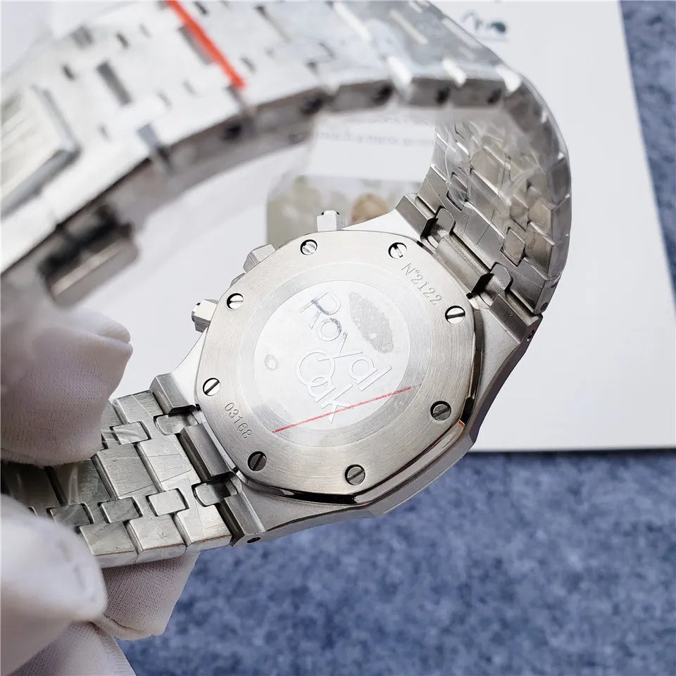 Audemars Piguet Frosted Gold Chronograph - Hình 4