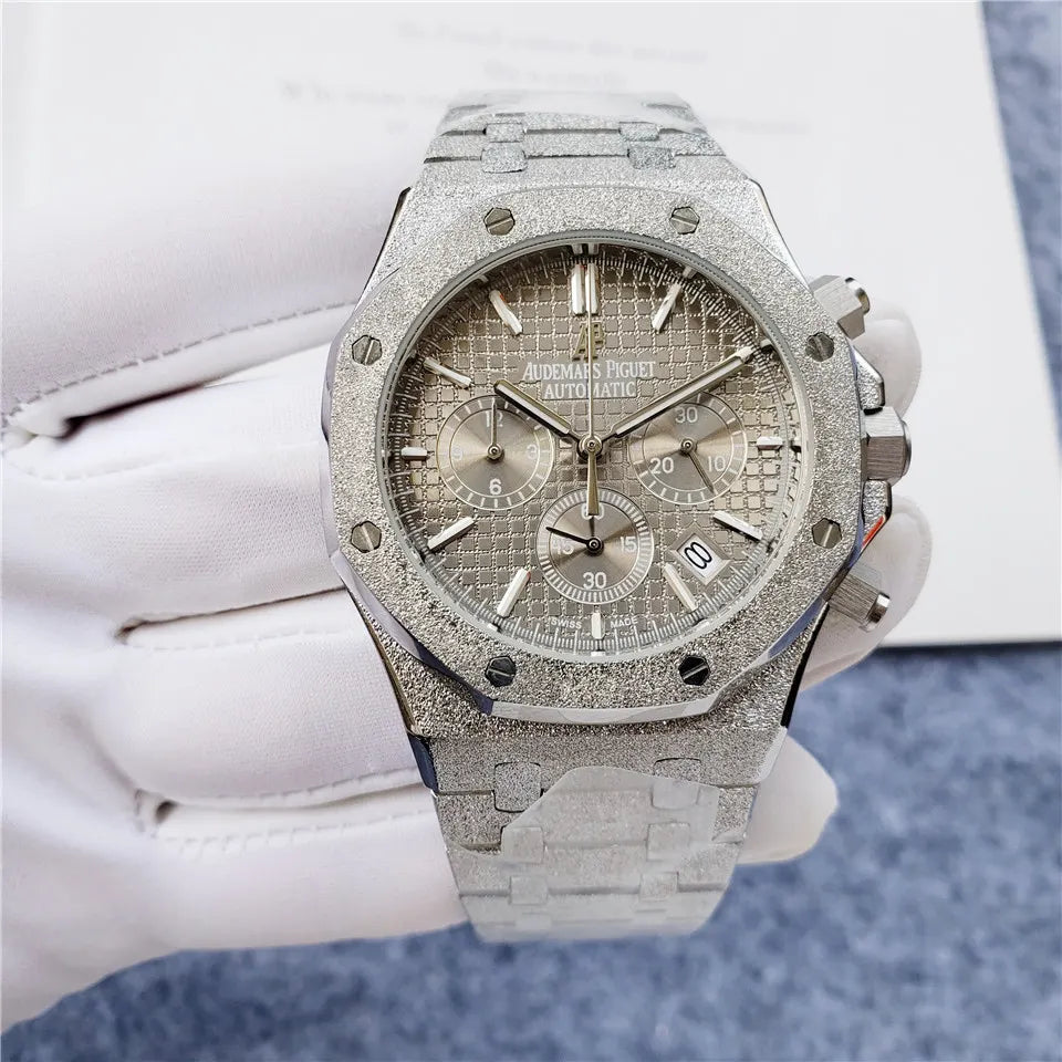 Audemars Piguet Frosted Gold Chronograph