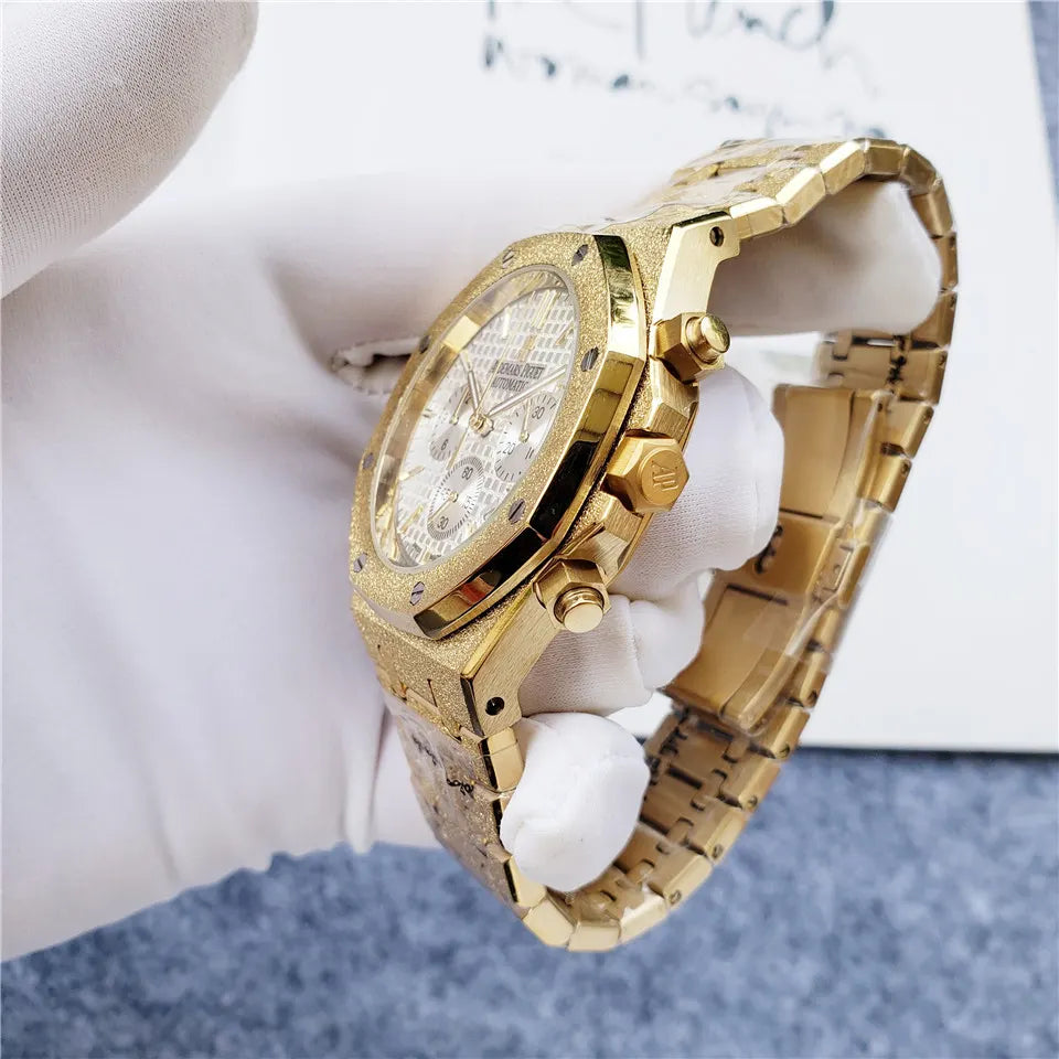 Audemars Piguet Gold Frosted - Hình 2