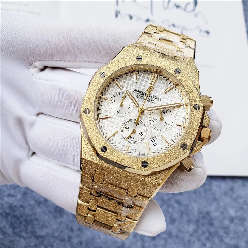 Audemars Piguet Gold Frosted - Hình 3
