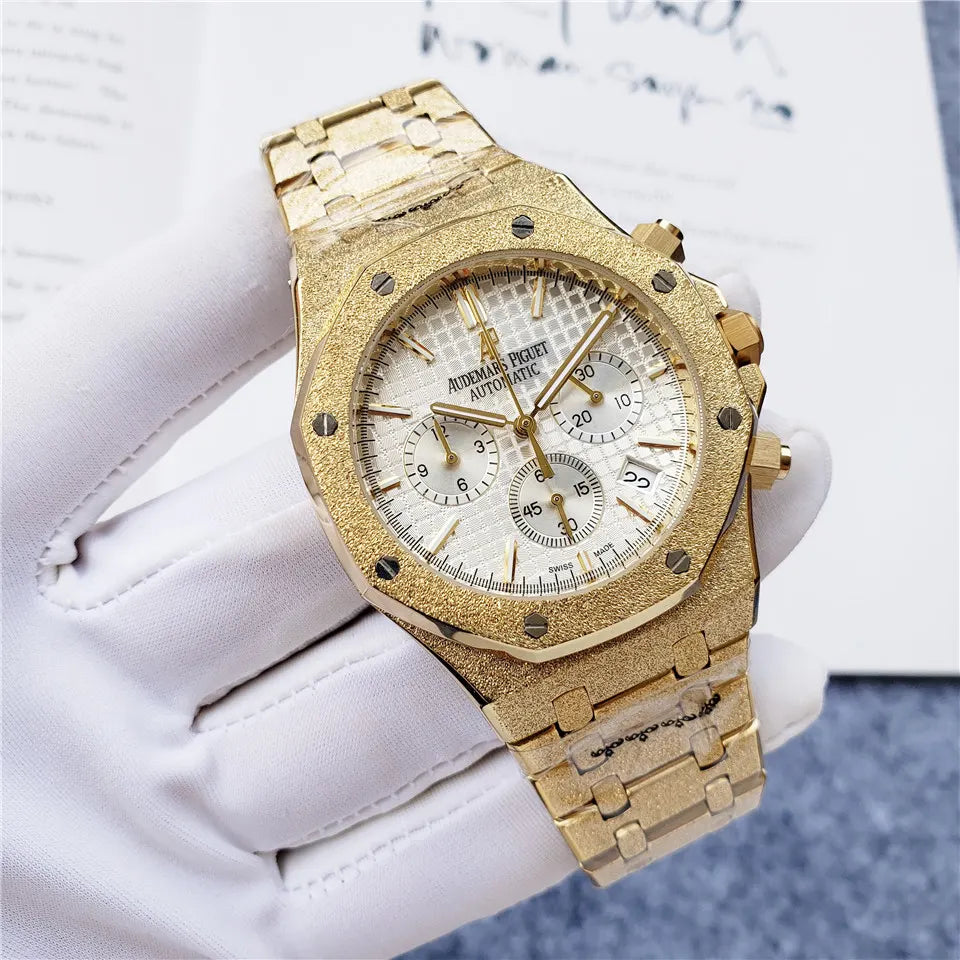 Audemars Piguet Gold Frosted - Hình 4