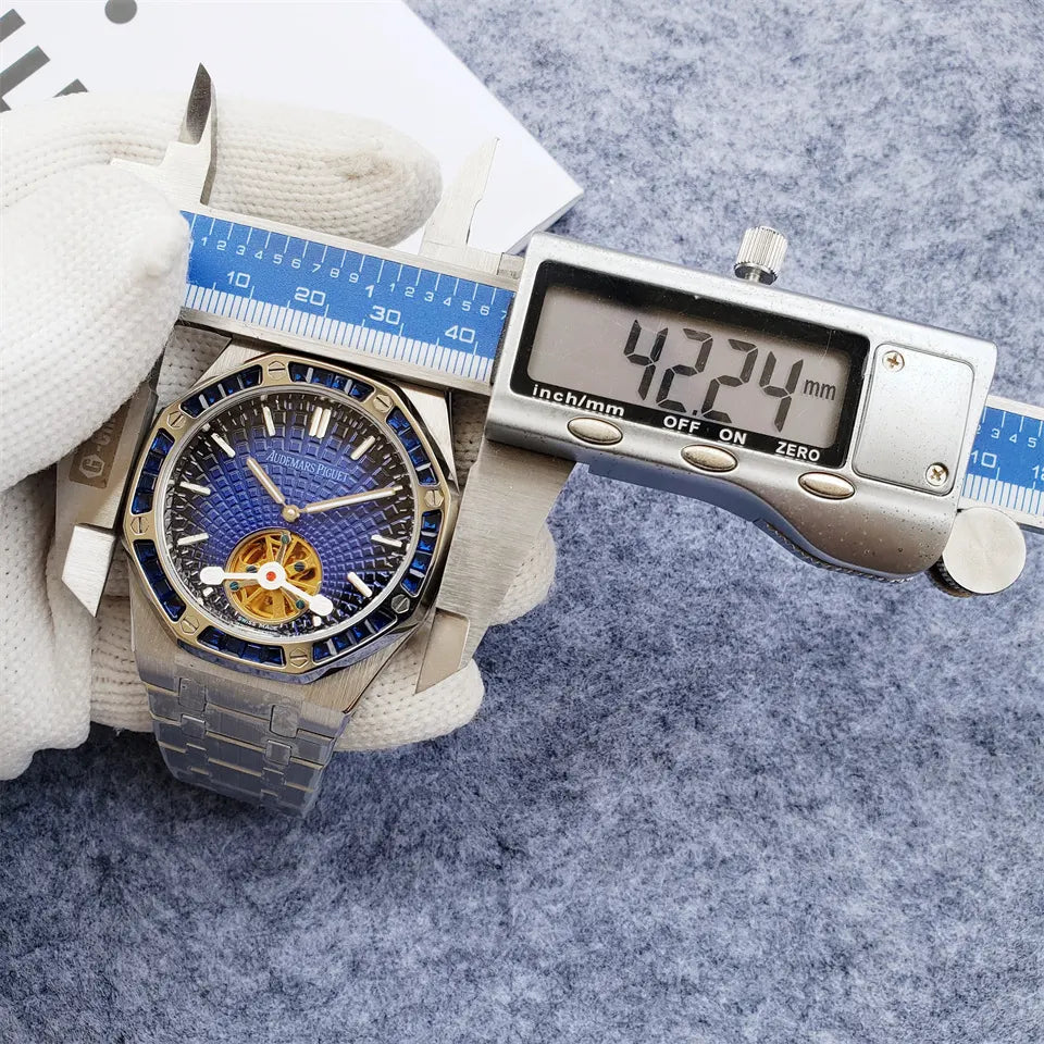 Audemars Piguet Blue Tourbillon - Hình 6