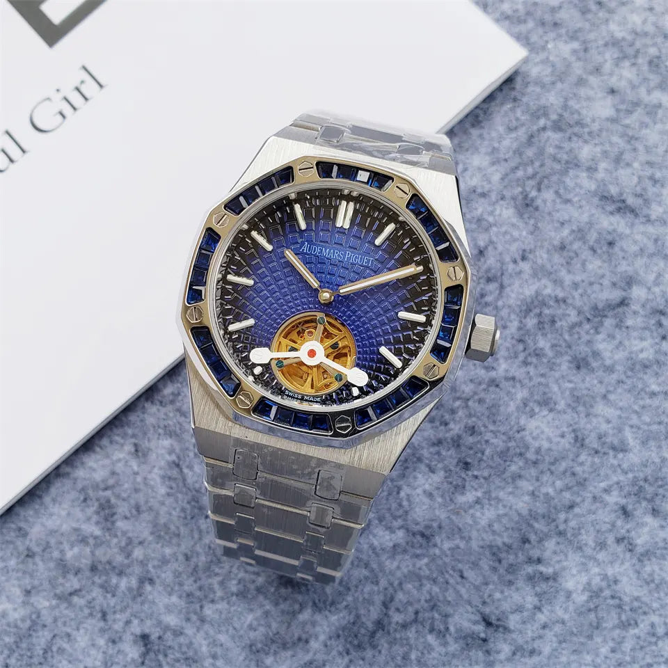 Audemars Piguet Blue Tourbillon - Hình 3