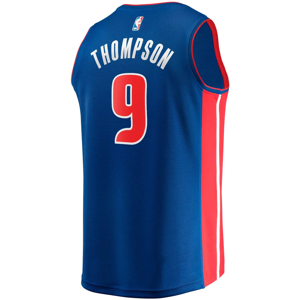 Thompson Pistons Blue Jersey - Hình 4