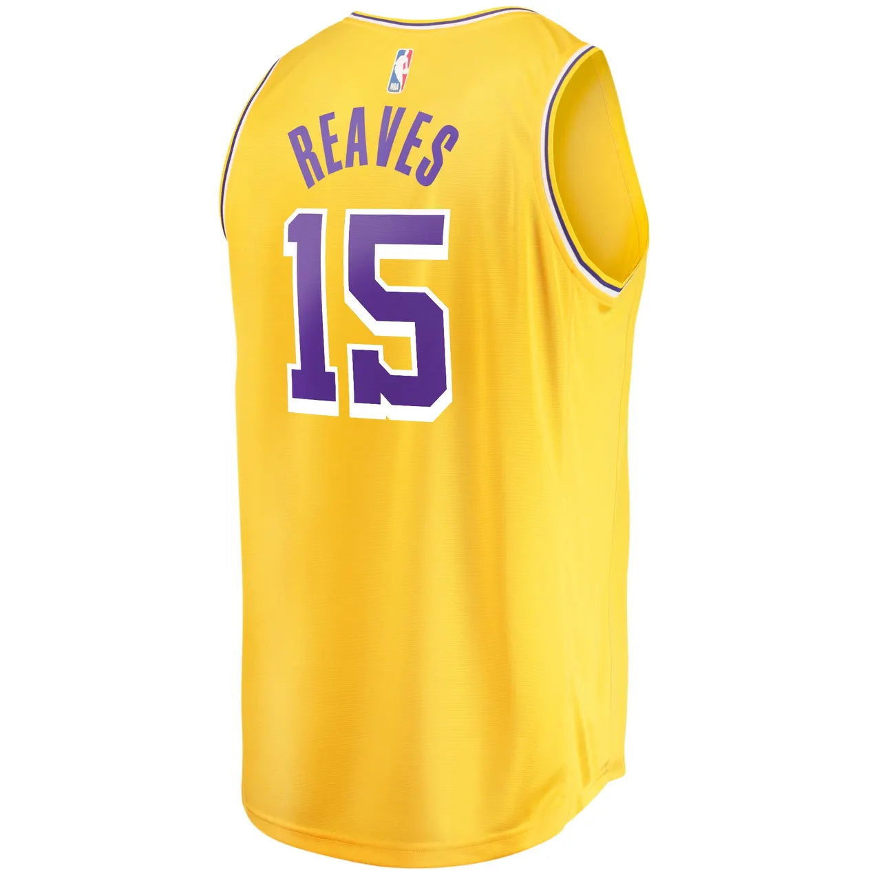 association Fanatics Reaves Lakers Gold Jersey - Hình 4